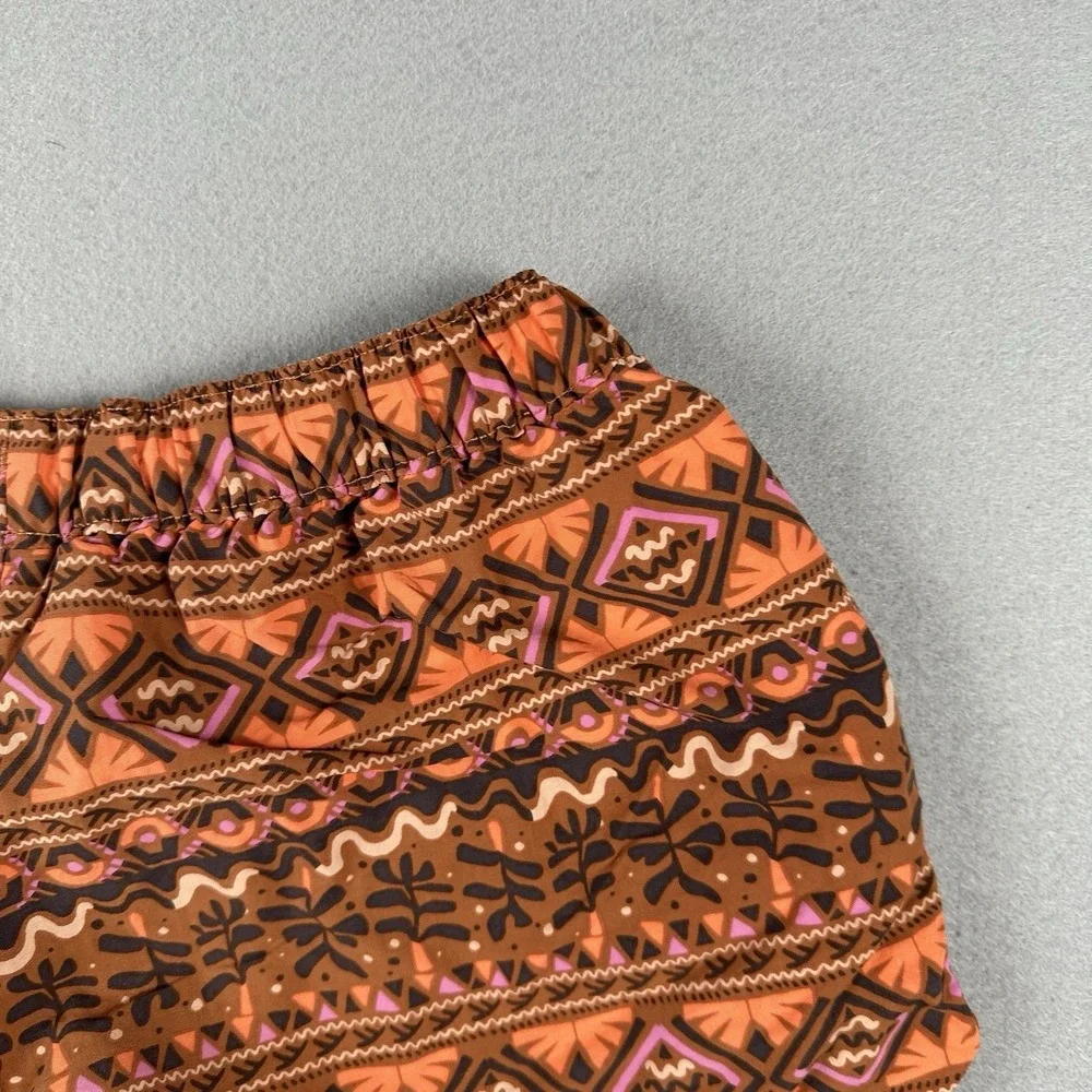 Patagonia Barely Baggies Shorts Womens Small Mangrove Tiki Henna Pattern